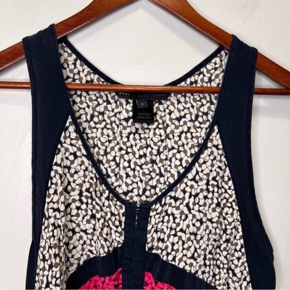 Marc by Marc Jacobs Silk Sleeveless Blouse Size Large 100% Silk - Picture 2 of 10